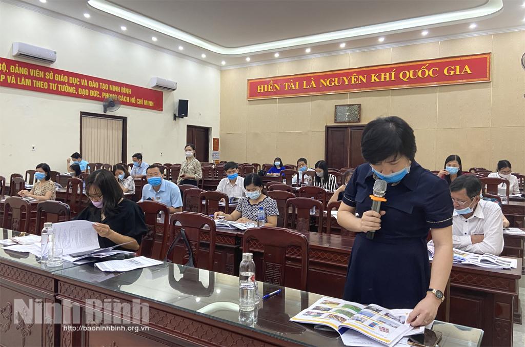 Hội nghị thẩm định Tài liệu giáo dục địa phương tỉnh Ninh Bình lớp 1, 2