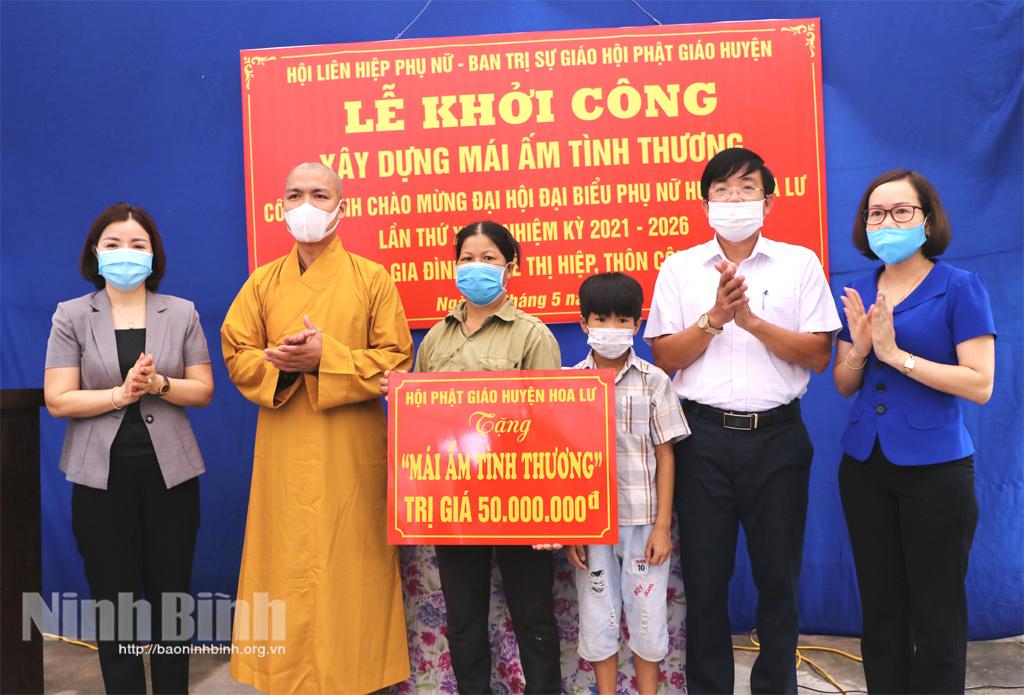 Khởi công xây dựng "Mái ấm tình thương" cho hội viên phụ nữ có hoàn cảnh khó khăn