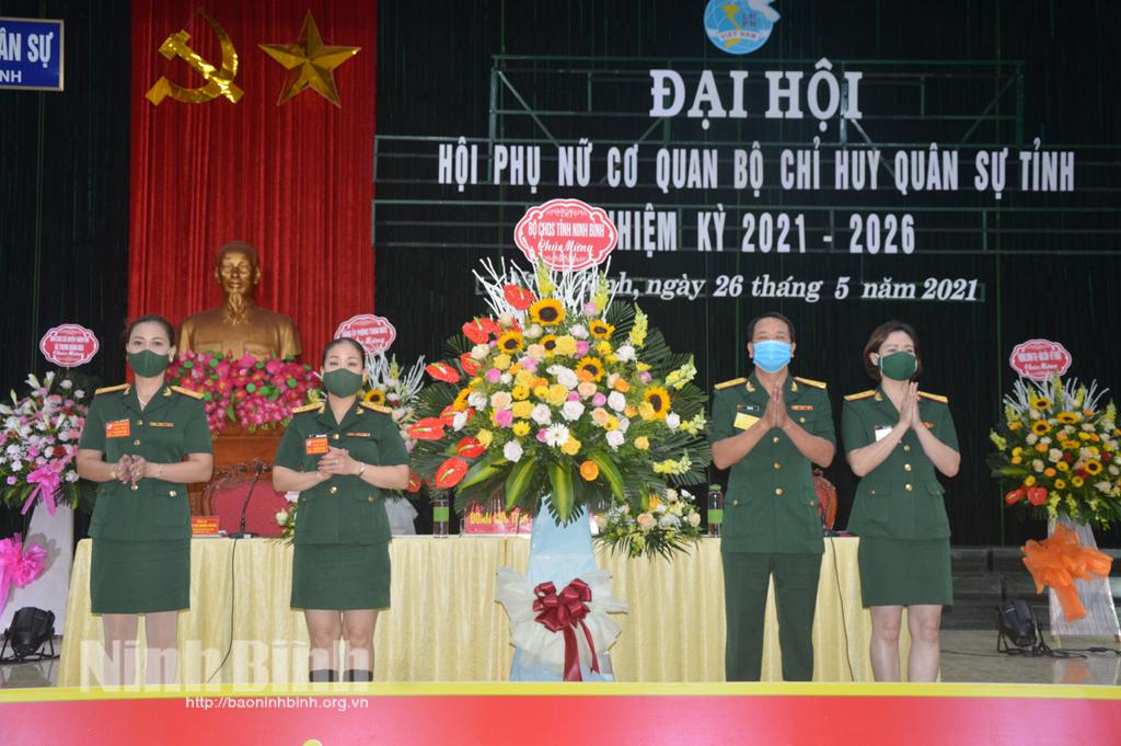 Đại hội Hội Phụ nữ cơ quan Bộ CHQS tỉnh nhiệm kỳ 2021-2026