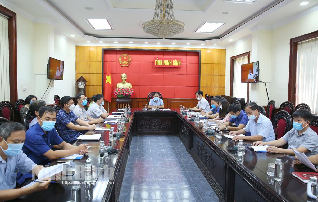 Hội nghị trực tuyến về phòng, chống bệnh viêm da nổi cục ở trâu, bò