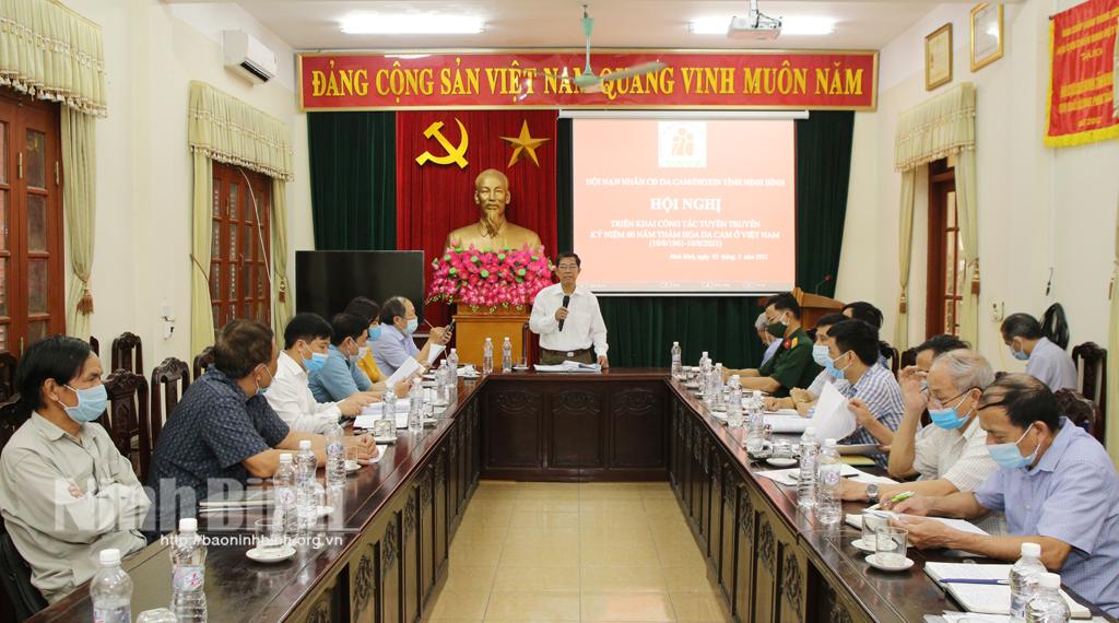 Triển khai tuyên truyền kỷ niệm 60 năm thảm họa da cam ở Việt Nam