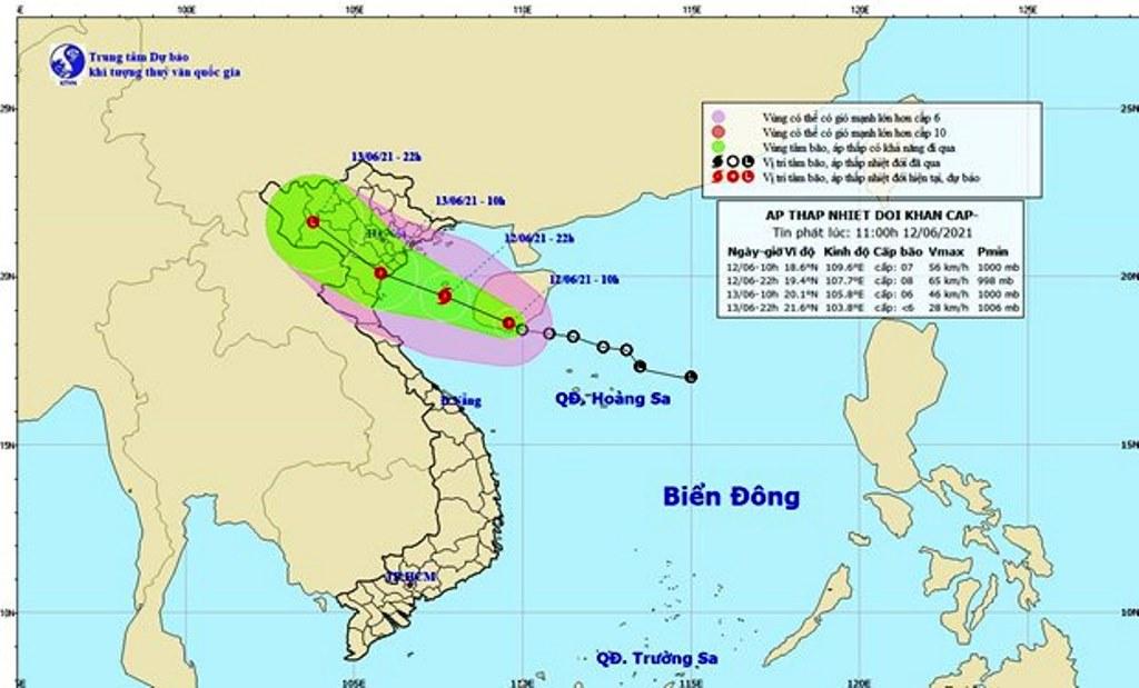 Công điện số 2 về Ứng phó với Áp thấp nhiệt đới có thể mạnh lên thành bão