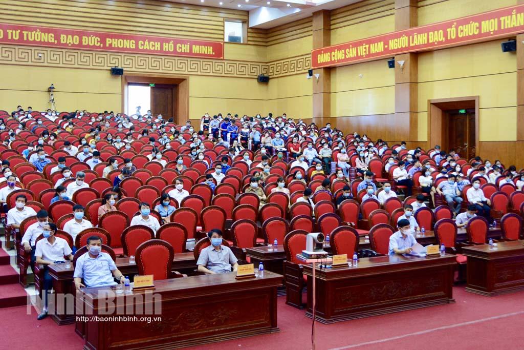 Huyện ủy Yên Khánh, Kim Sơn học tập, quán triệt Nghị quyết Đại hội XIII của Đảng
