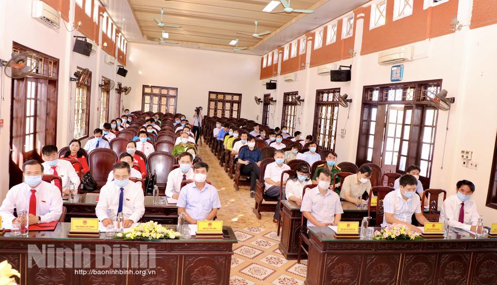 HĐND huyện Yên Khánh khóa XV tổ chức kỳ họp thứ nhất
