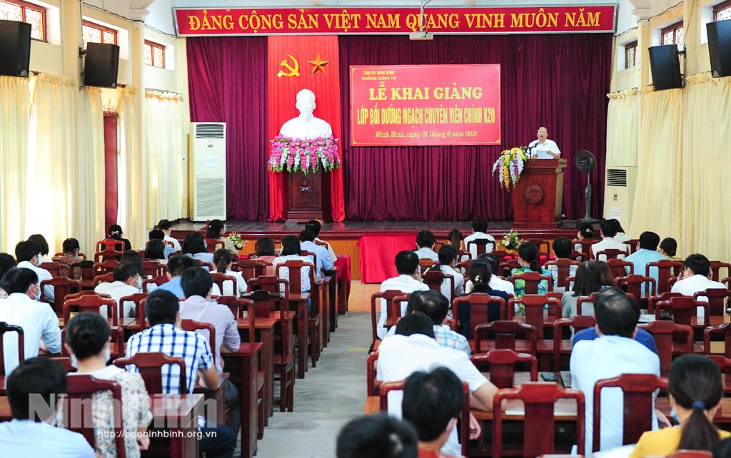 Khai giảng lớp bồi dưỡng ngạch chuyên viên chính khóa 20