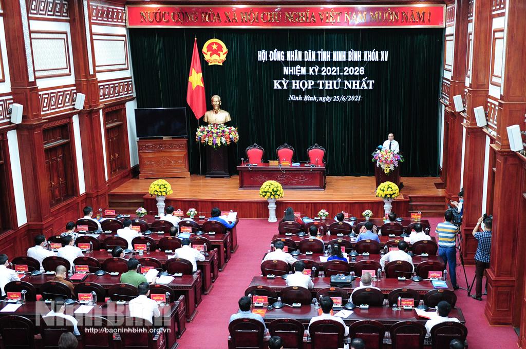 Khai mạc kỳ họp thứ nhất, HĐND tỉnh khóa XV, nhiệm kỳ 2021-2026