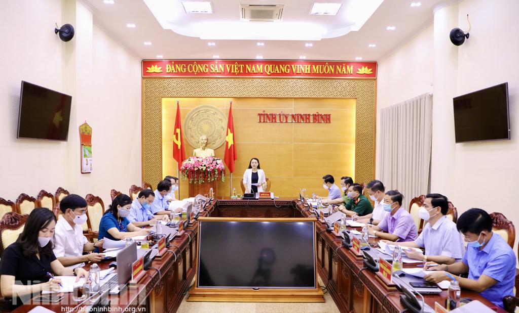 Thường trực Tỉnh ủy giao ban triển khai nhiệm vụ công tác tháng 6