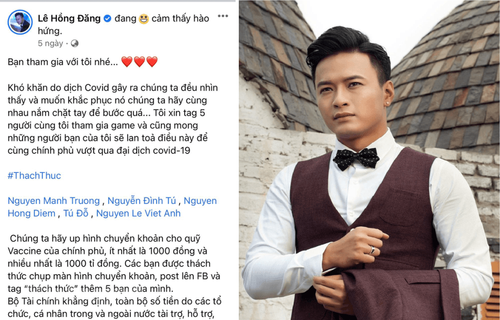Nghệ sỹ tích cực ủng hộ Quỹ vaccine, nêu cao trách nhiệm với cộng đồng