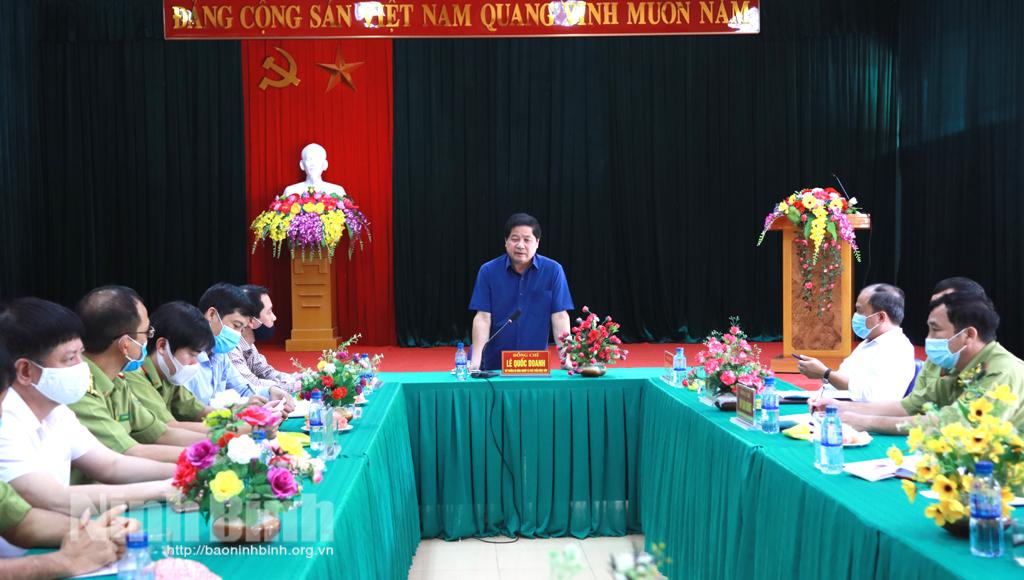 Đồng chí Thứ trưởng Bộ Nông nghiệp & PTNT kiểm tra tại Vườn quốc gia Cúc Phương