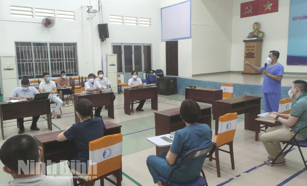 Đoàn cán bộ y tế Ninh Bình đã làm nhiệm vụ tại Bệnh viện dã chiến huyện Cần Giờ