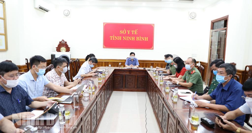 Giao ban trực tuyến về công tác phòng, chống dịch COVID-19