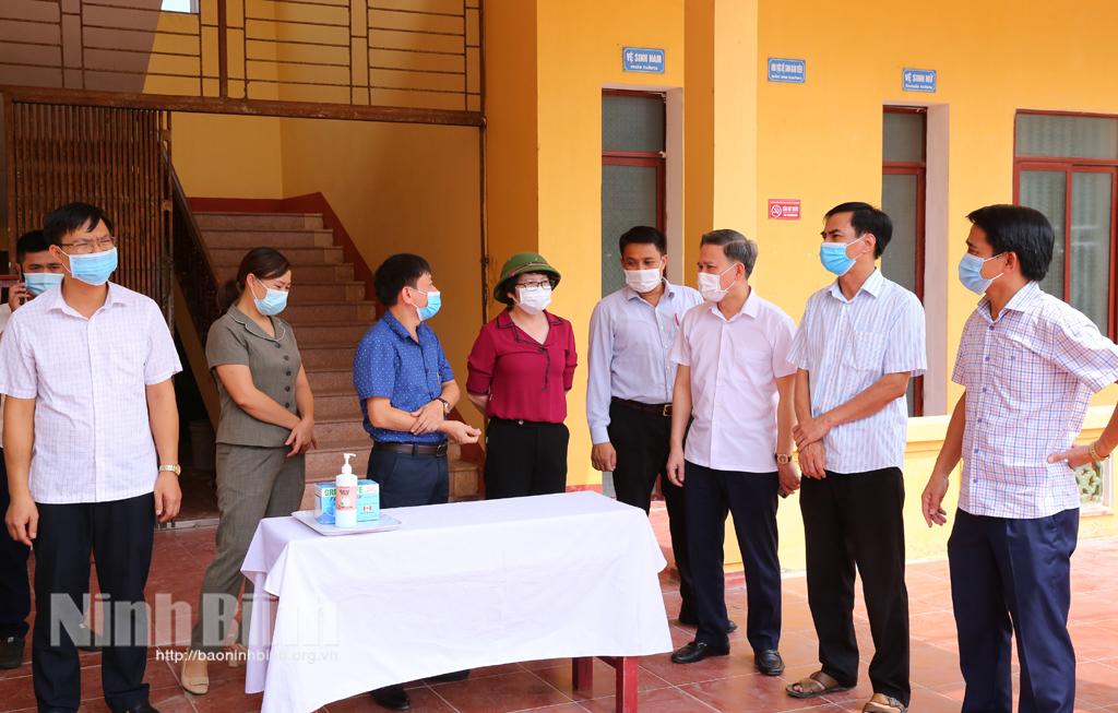 Thẩm định mức độ đạt chuẩn nông thôn mới xã Ninh Phúc