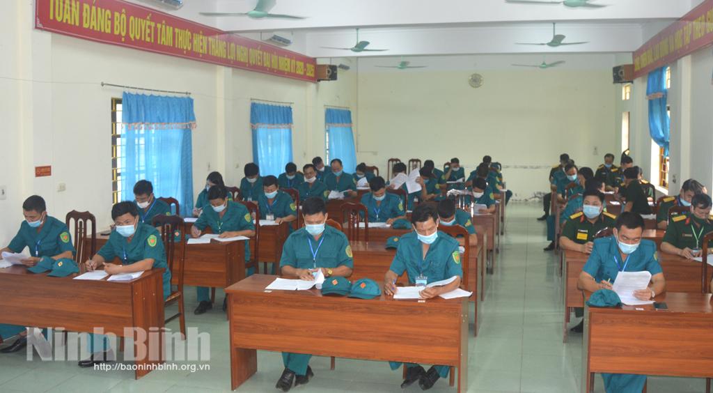 Khai mạc hội thi pháp luật về dân quân tự vệ năm 2021