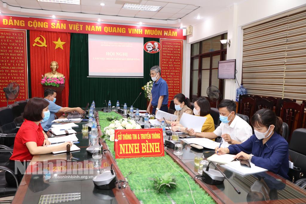 Đoàn giám sát HĐND tỉnh làm việc tại Sở Thông tin và truyền thông, Công ty Điện lực Ninh Bình