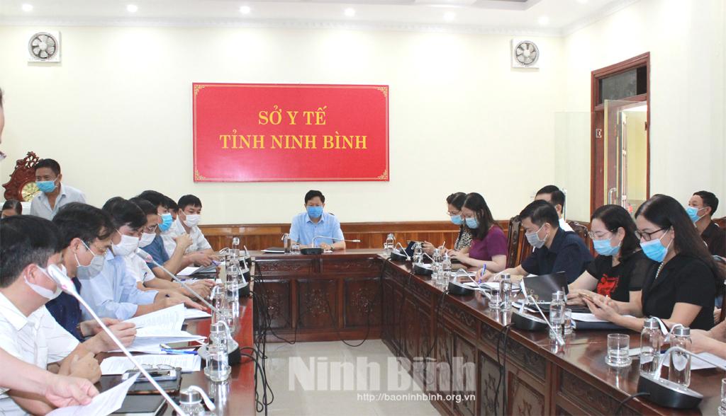 Sở Y tế giao ban trực tuyến công tác y tế dự phòng 6 tháng đầu năm