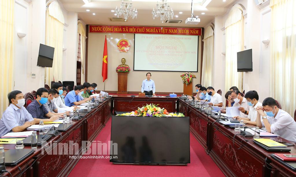 Sơ kết Chương trình xây dựng nông thôn mới 6 tháng đầu năm 2021
