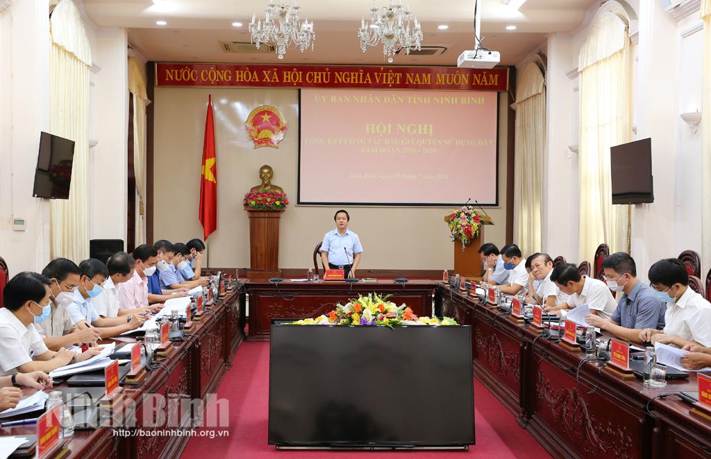 Tổng kết công tác đấu giá quyền sử dụng đất