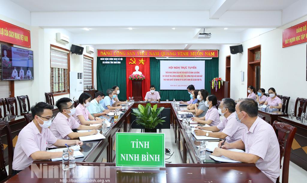 Hội nghị trực tuyến triển khai thực hiện Nghị quyết 68/NQ-CP của Chính phủ
