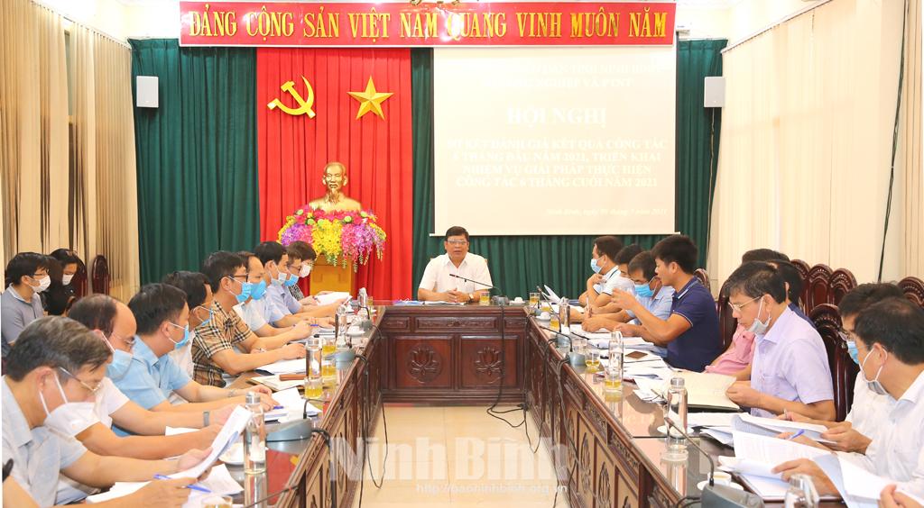 Sở Nông nghiệp & PTNT sơ kết công tác 6 tháng đầu năm