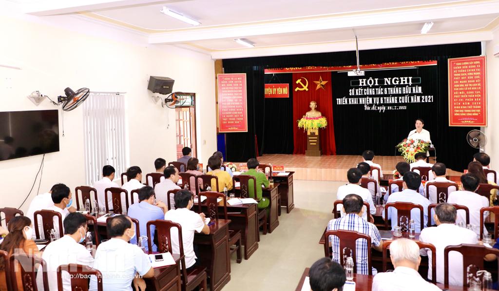 Yên Mô, Tam Điệp triển khai nhiệm vụ trọng tâm 6 tháng cuối năm 2021