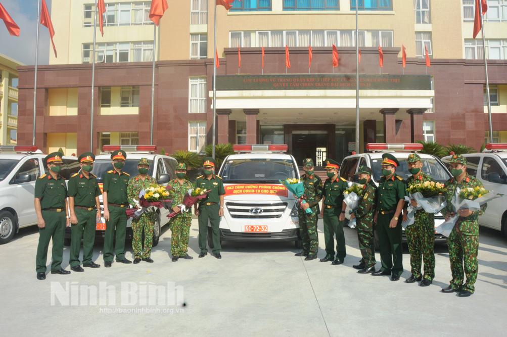 Bộ Tư lệnh Quân khu 3 xuất quân thực hiện nhiệm vụ tại Quân khu 7