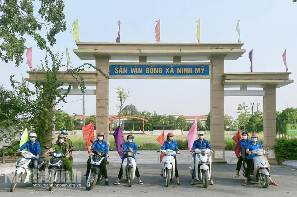 Ninh Mỹ tích cực tuyên truyền phòng, chống dịch COVID-19