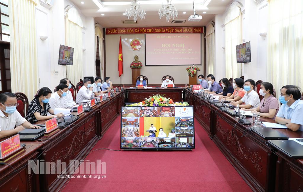 Hội nghị trực tuyến toàn quốc tổng kết năm học 2020-2021