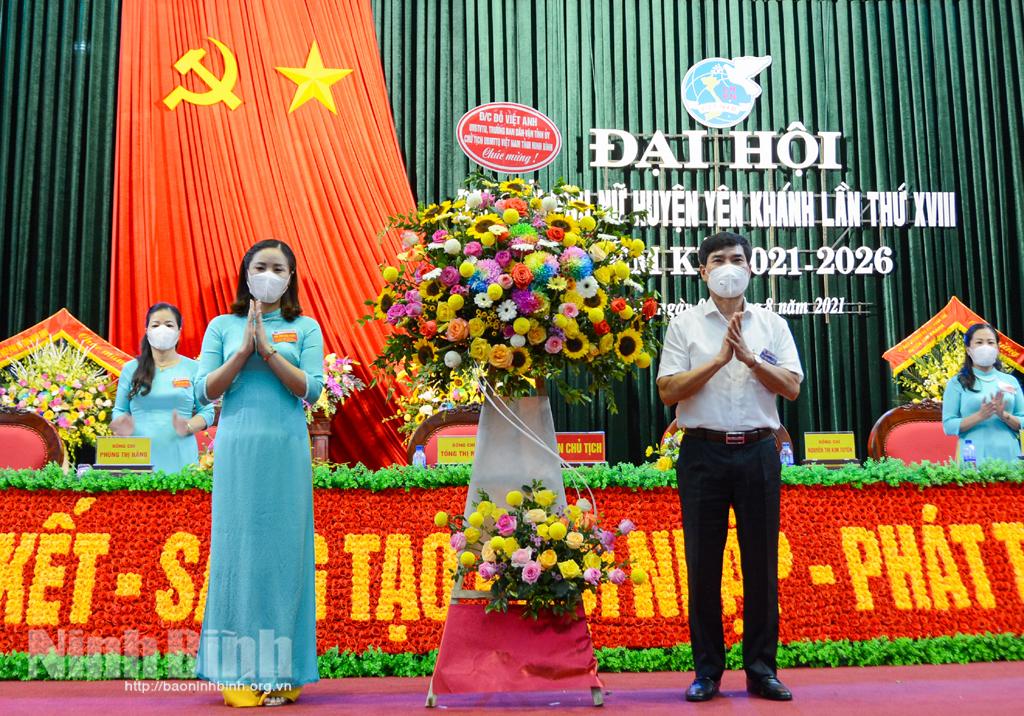 Đại hội đại biểu Phụ nữ huyện Yên Khánh lần thứ XVIII