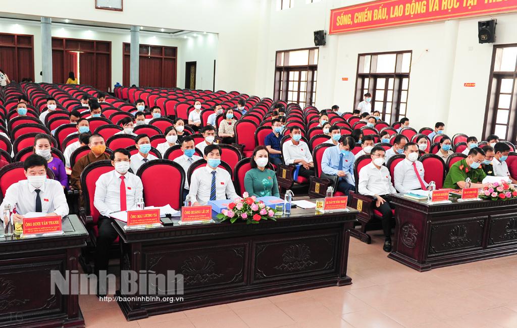 Kỳ họp thứ 2, HĐND thành phố Tam Điệp khóa IX