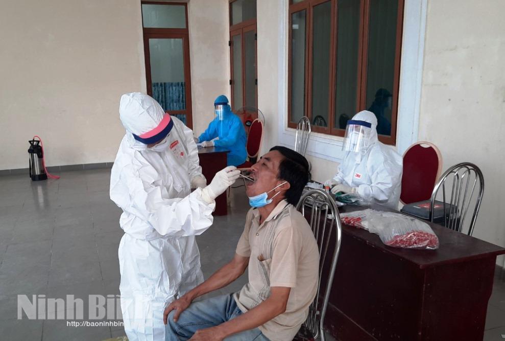 Ghi nhận thêm 9 ca bệnh COVID-19 trong khu cách ly tập trung huyện Kim Sơn