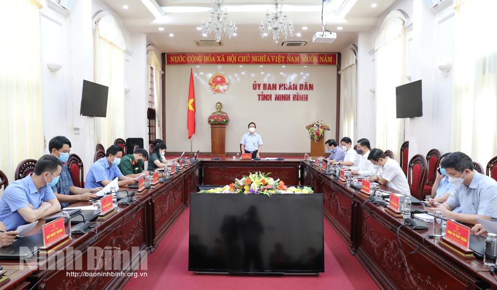 Hội nghị Ban Chỉ đạo phòng, chống dịch COVID-19 tỉnh