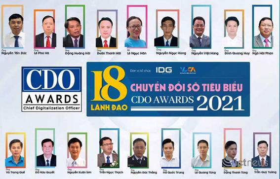 18 lãnh đạo chuyển đổi số Việt Nam tiêu biểu năm 2021