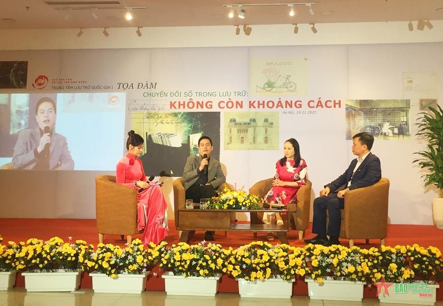 Tọa đàm "Chuyển đổi số trong lưu trữ: Không còn khoảng cách"