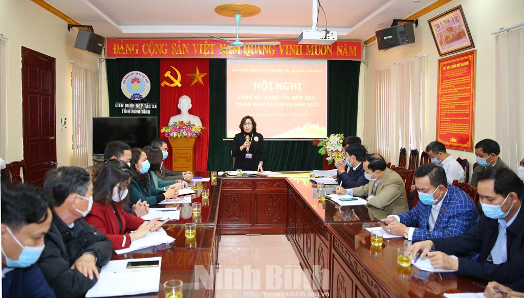 Liên minh HTX tỉnh triển khai nhiệm vụ năm 2022