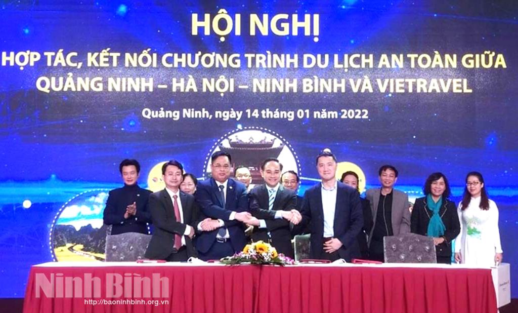 Conference connects tourism between Quang Ninh - Hanoi - Ninh Binh and Vietravel