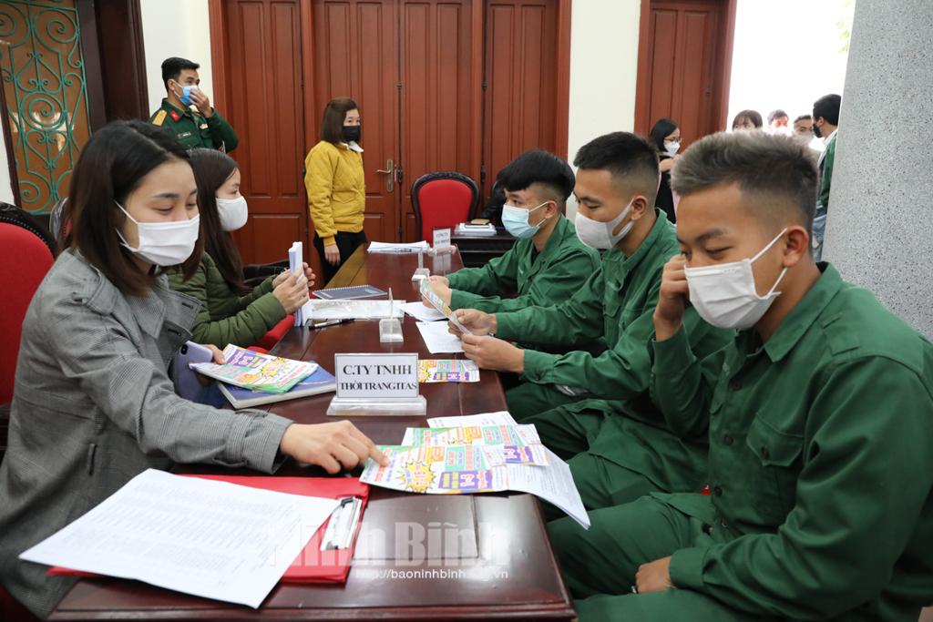 Thành phố Tam Điệp, quan tâm giới thiệu việc làm cho quân nhân xuất ngũ về địa phương