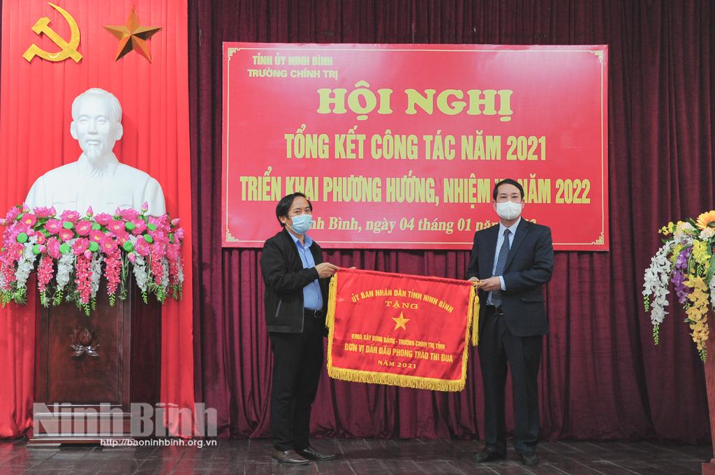Trường Chính trị tỉnh tổng kết công tác năm 2021