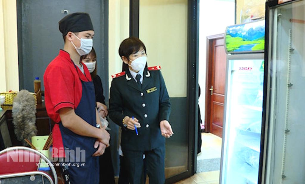 Kiểm tra công tác đảm bảo ATTP dịp Tết Nguyên đán tại thành phố Tam Điệp