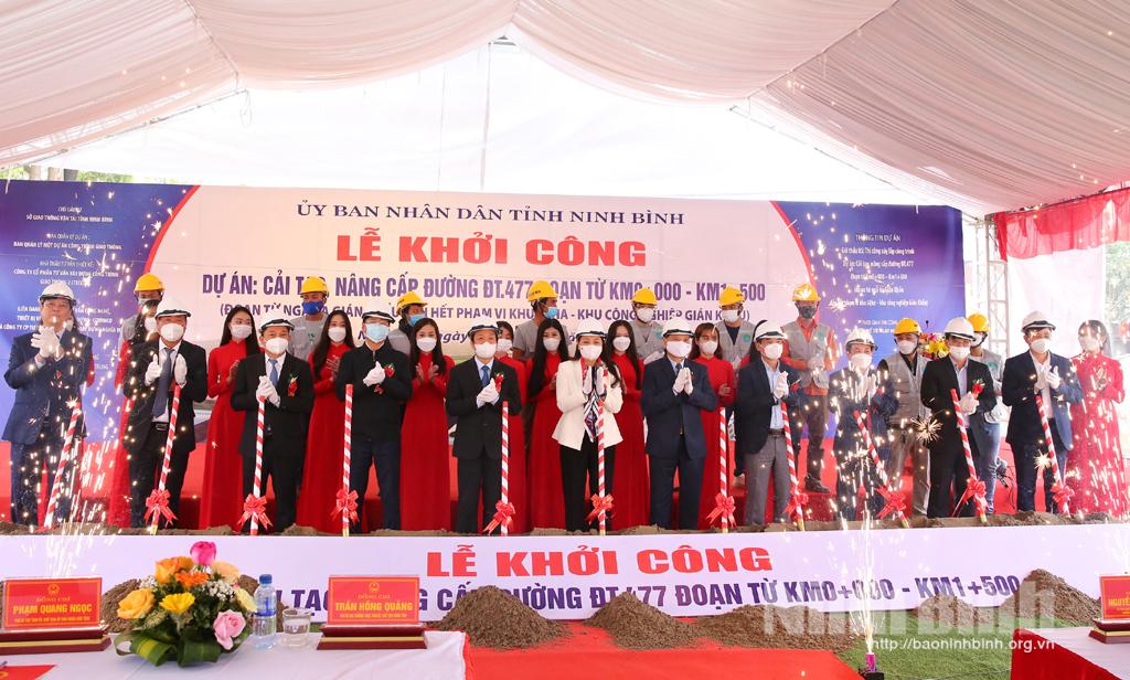 Lễ khởi công dự án cải tạo nâng cấp đường ĐT.477