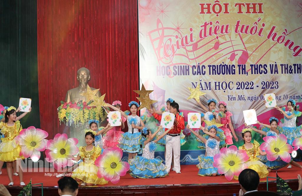 Hội thi "Giai điệu tuổi hồng" huyện Yên Mô