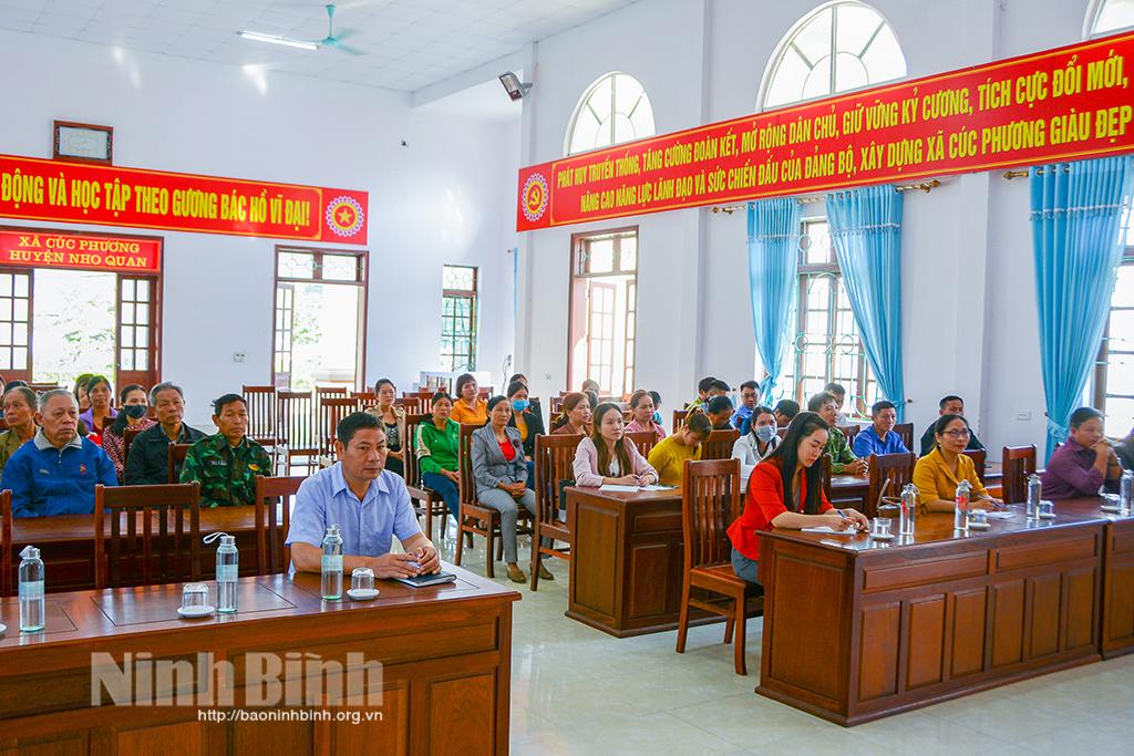 Hội nghị giới thiệu và hướng dẫn xây dựng sản phẩm OCOP tại xã Cúc Phương