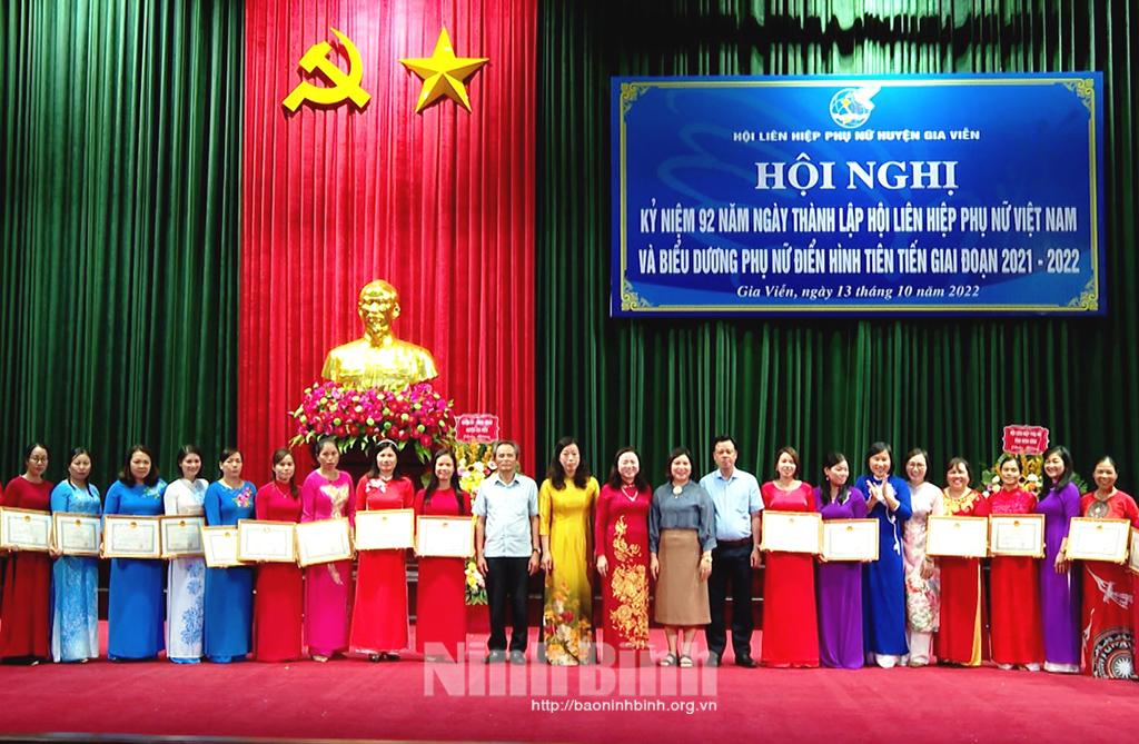 Gia Viễn kỷ niệm 92 năm Ngày thành lập Hội liên hiệp phụ nữ Việt Nam