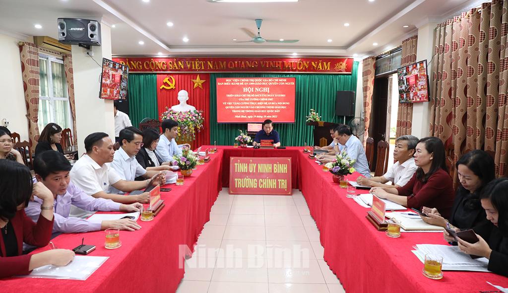 Hội nghị trực tuyến triển khai Chỉ thị 34