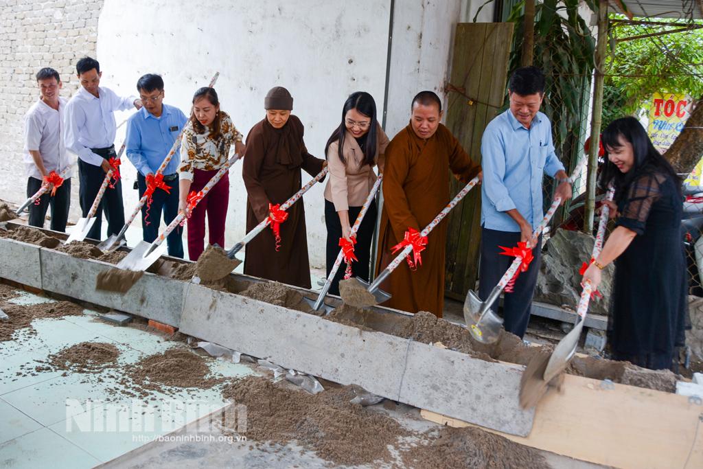 Yên Mô: Khởi công xây dựng nhà "Mái ấm tình thương"
