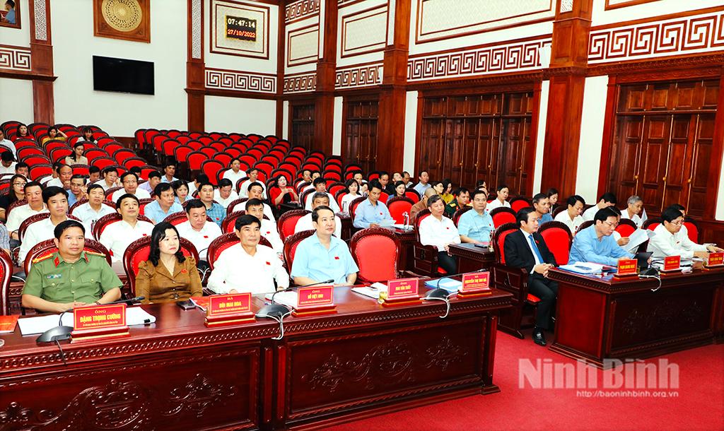 Khai mạc kỳ họp thứ chín, HĐND tỉnh khóa XV