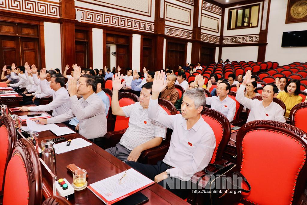 Kỳ họp thứ chín, HĐND tỉnh khóa XV: Thông qua 21 dự thảo Nghị quyết liên quan đến phát triển kinh tế- xã hội