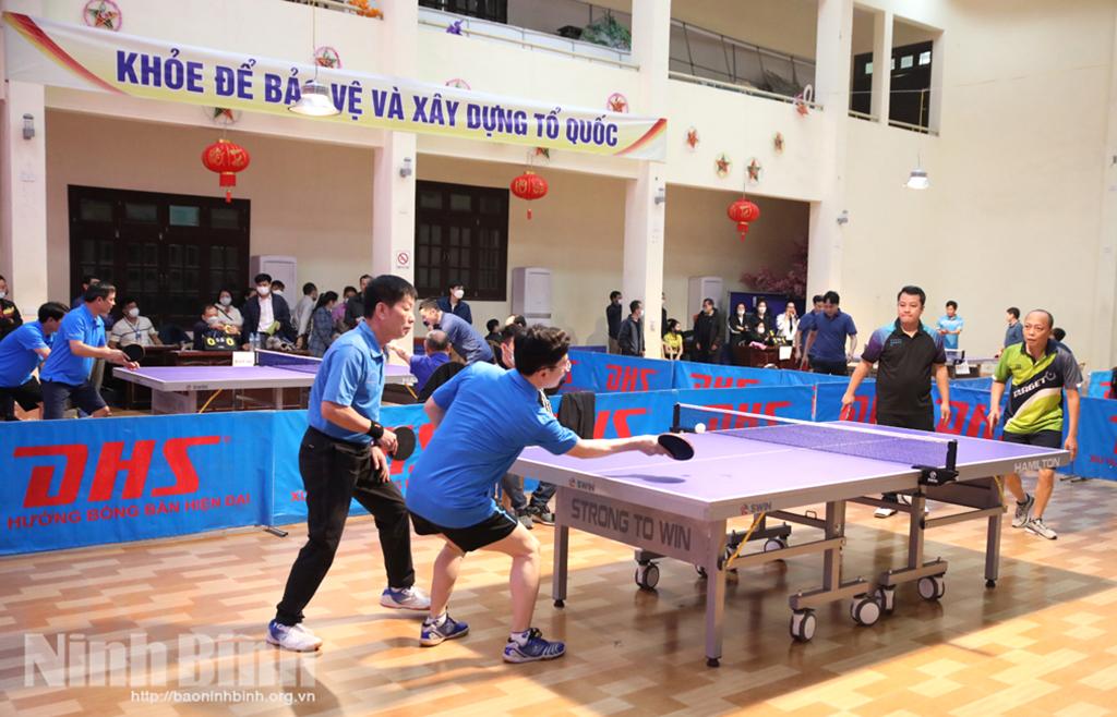 Lịch thi đấu Giải bóng bàn Cúp Báo Ninh Bình lần thứ XVI năm 2022