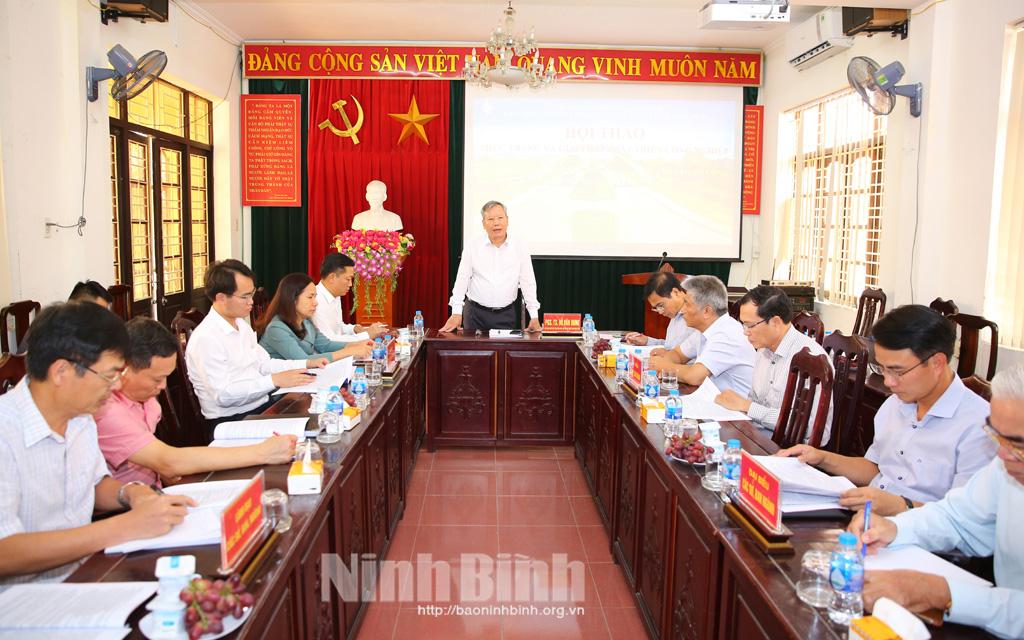 Hội thảo thực trạng và giải pháp phát triển công nghiệp