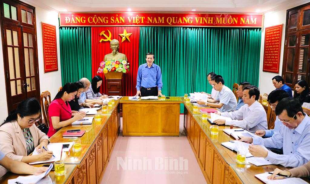 Giao ban công tác báo chí, tuyên truyền tháng 11