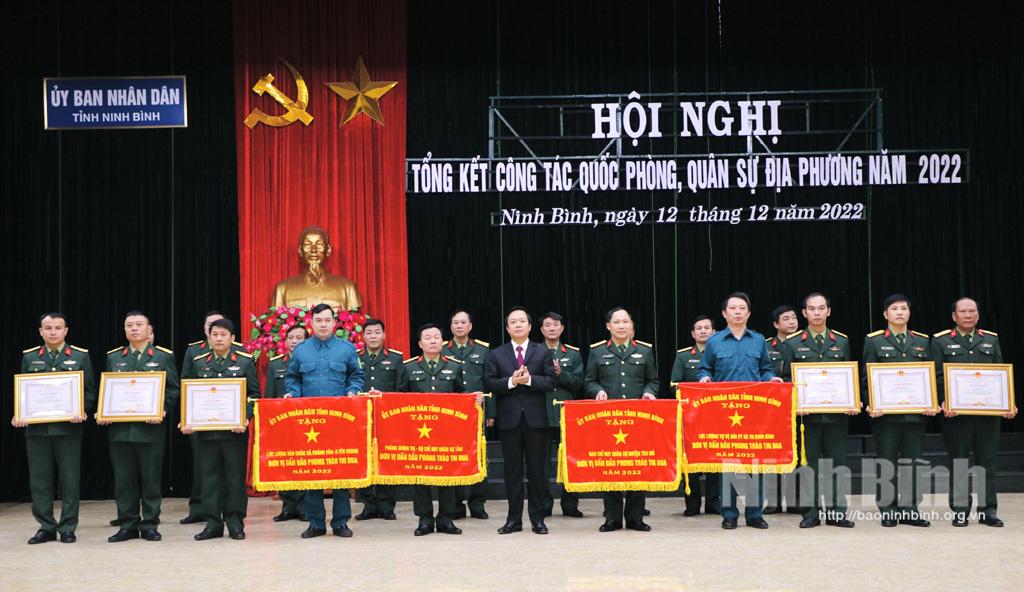 Tổng kết công tác quốc phòng, quân sự địa phương năm 2022
